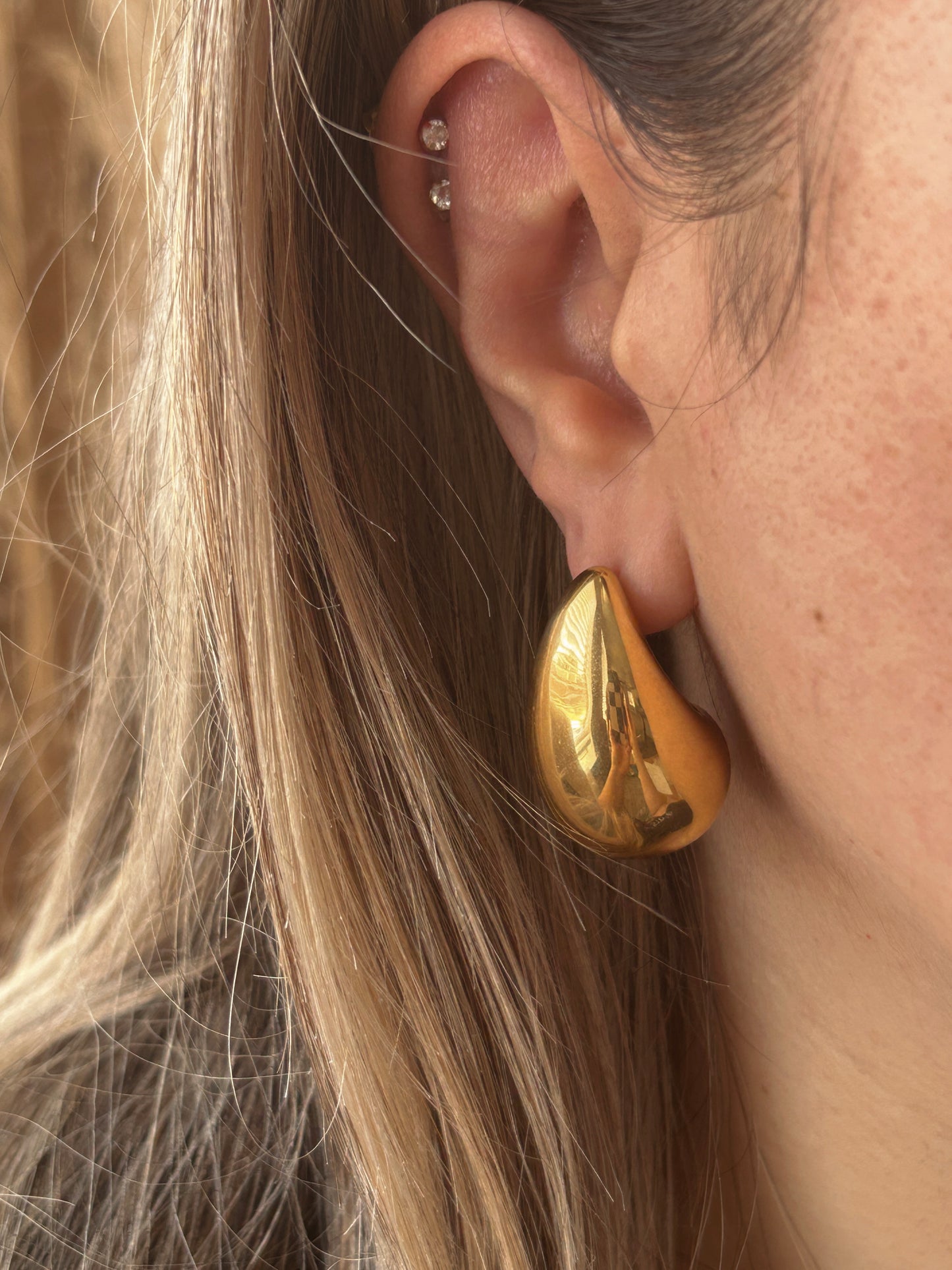 Water Drop Large Earrings