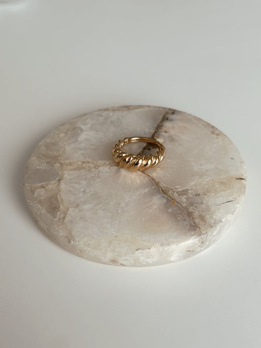 Croissant Dome Ring