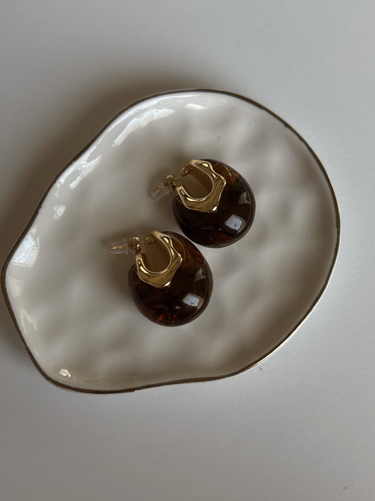 Tortoise Earring