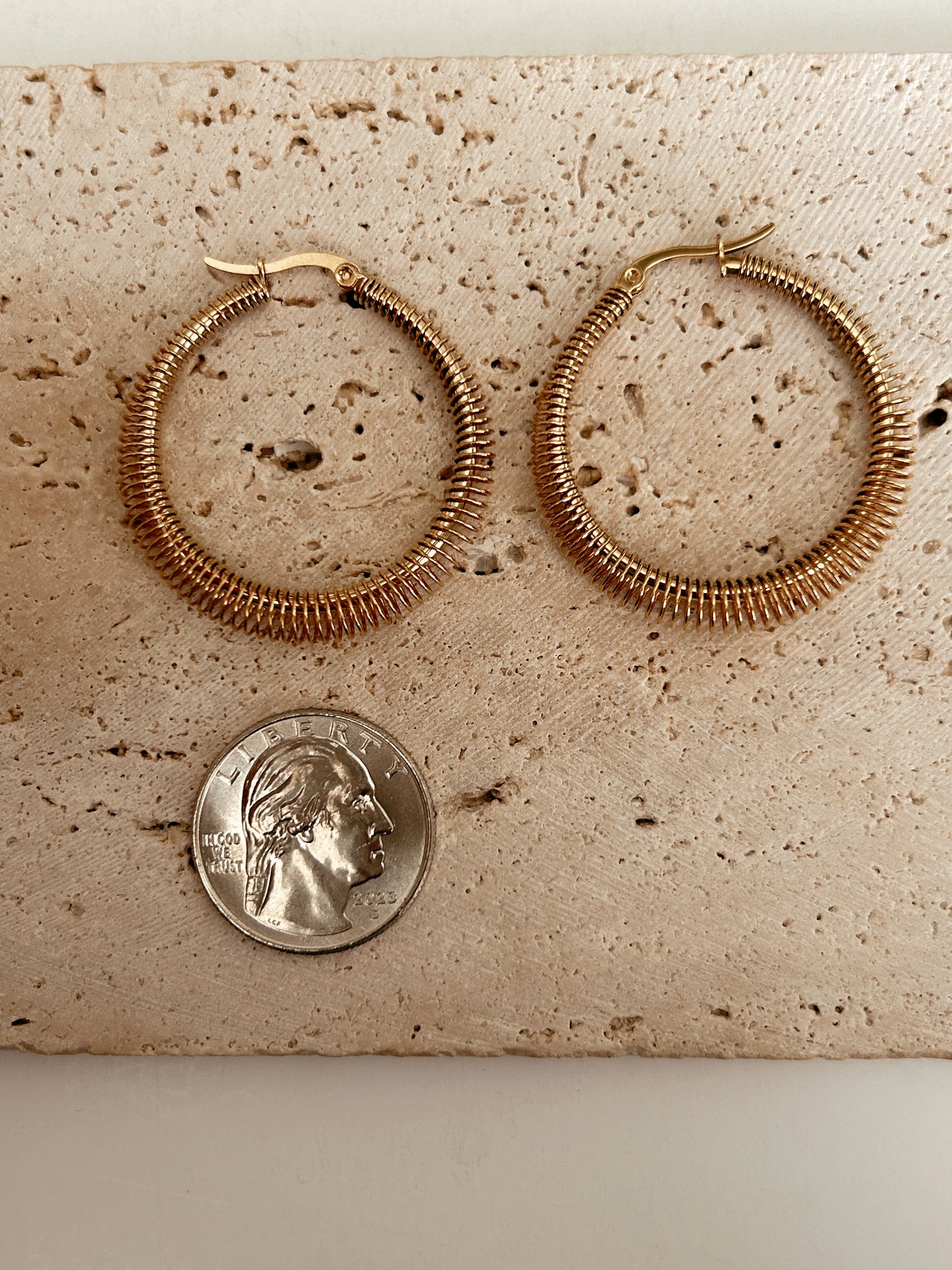 Kim Hoops Earrings