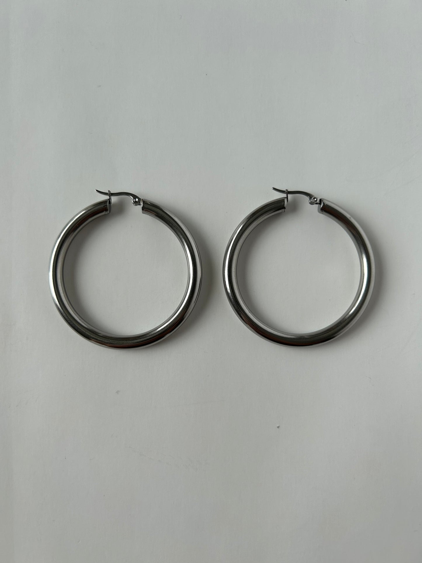 Classic Silver Hoop
