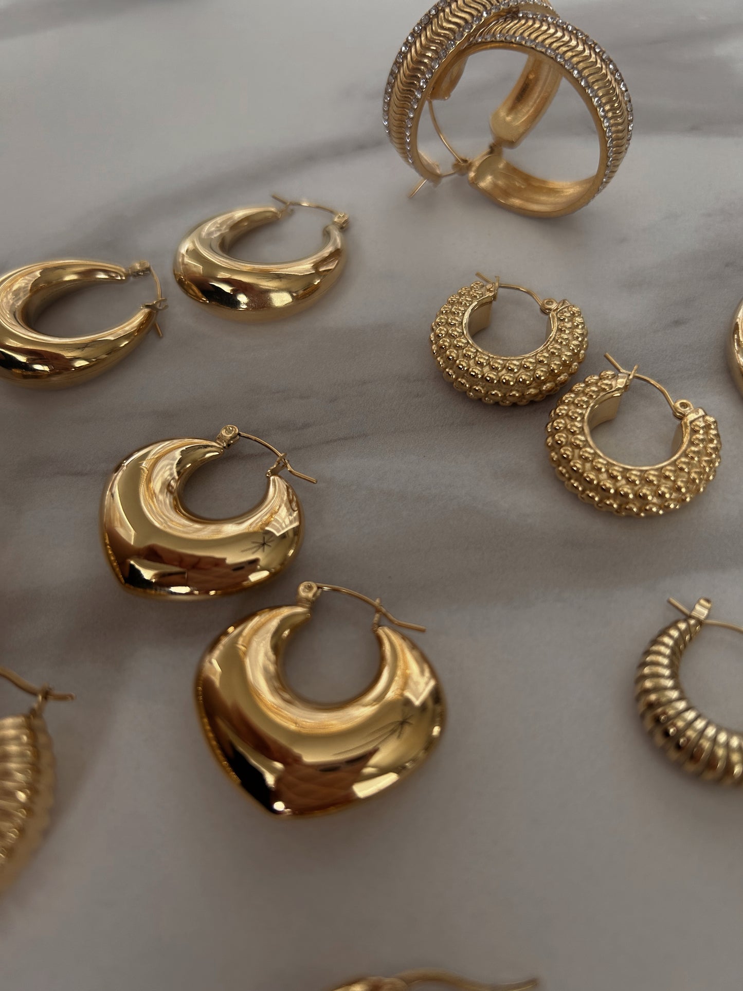 Crescent Moon Hoop